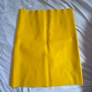 Bottega Veneta Fall 2019 Yellow Midi Skirt (NEVER WORN)